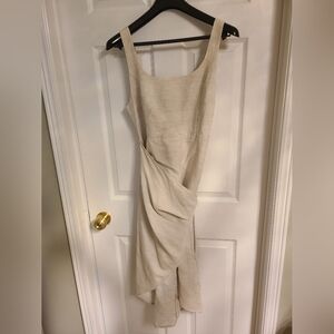 Aritzia Saturn Elegant Cream Women's Dress